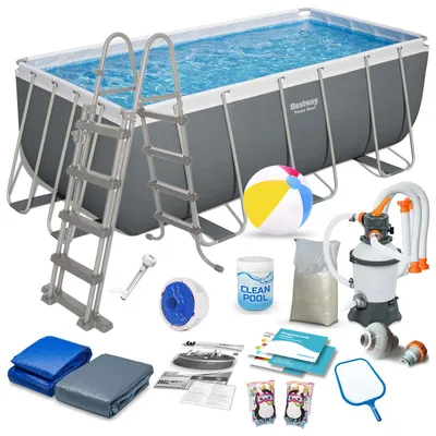 Obrázok produktu pre Basen ogrodowy stelażowy 412x201x122 cm 17w1 Bestway 56457N