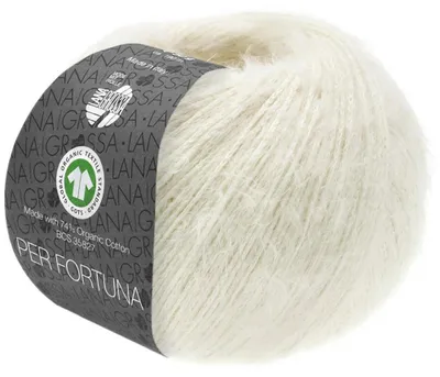 Produktbild von Lana Grossa - Per Fortuna GOTS 0008 ecru