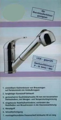 Produktbild von Einhebel Spülmischer Armatur