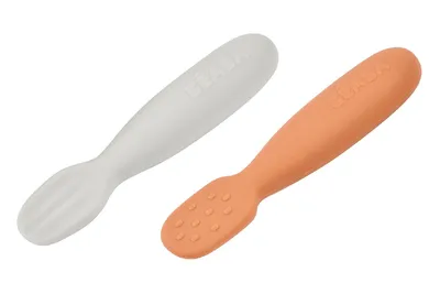 Immagine prodotto di Cucchiaio didattico in silicone BEABA terra/gr 2e