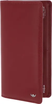 Image de Golden Head Cuir étui pour carte d'identité Polo RFID Protect Brieftasche mit RV 4042 Rot rouge foncé