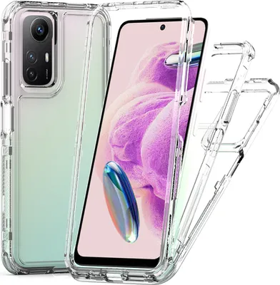 Produktbild von Transparente Handyhülle für Xiaomi Redmi Note 12S/Note 11 4G/Note 11s Stoßfeste TPU und PC Hybrid Klar Hülle