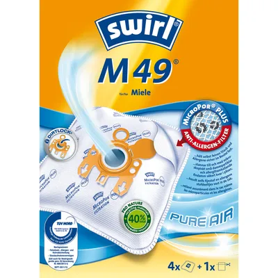 Produktbild von Staubbeutel Swirl M 49 MicroPor Plus Green
