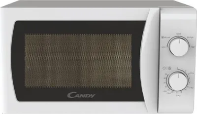 Obrázek produktu pro Candy Idea CMW20SMW, Pracovní deska, Samostatná mikrovlnná trouba, 20 l, 700 W, Knoflíky, Otočné, Bílá