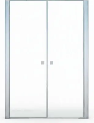 Zdjęcie produktu dla Glaszentrum Hagen 120 x 195 cm Drzwi do wnęki Drzwi wahadłowe Szkło bezpieczne ESG 6 mm