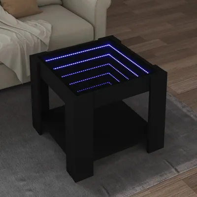 Produktbild von Möbel LED-Couchtisch Schwarz 53x53x45 cm Holzwerkstoff - Couchtische 847540