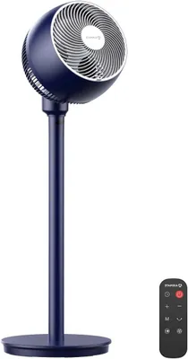 Produktbild von Standventilator – Luftzirkulator – Leise Kühlung – 12 Geschwindigkeitsstufen – 100 cm – Blau