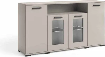 Produktbild von Kommode Vitrine 160 cm Futura F3 kaschmir