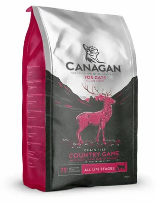 Immagine prodotto di Cibo secco per gatti CANAGAN Country Game Anatra, Cervo, Lepre - 1.5 kg