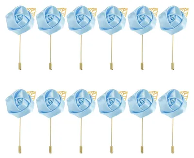 Produktbild von Solidchoice – Set mit 20 Manschettenknöpfen für Bräutigame, Hellblau
