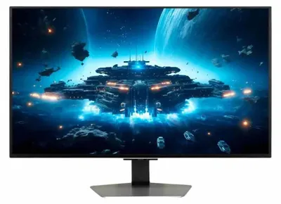 Produktbild von Samsung 32" Odyssey OLED G8 (G81SF) 4K 240 Hz Gaming Monitor, 81,3 cm (32"), 3840 x 2160 Pixel, 4K Ultra HD, OLED, 0,03 ms, Silber