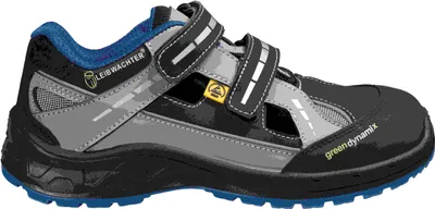 Produktbild von Leibwächter Sicherheitssandale ATHEN S1PS ESD Gr. 44 schwarz / blau