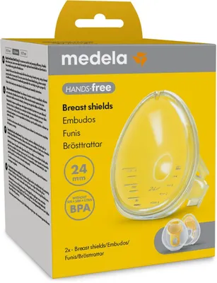 Medela Brusthauben für Freestyle Hands-free Milchpumpe, 24 mm, 2 Stück