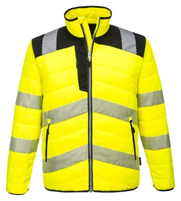 Image de Pw3 Hi-vis Baffle Couleur : Jaune/noir Taille Xxl - Portwest