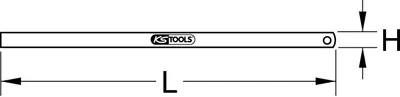 Obrázok produktu pre KS Tools 300.0103 3000103 Rule Spring steel