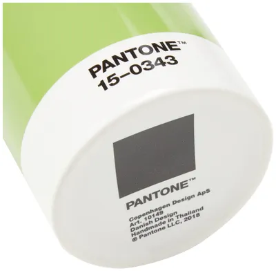 Imagen del producto de Organizador de escritorio PANTONE, portalápices Poruellan, color: Verde 15-0343