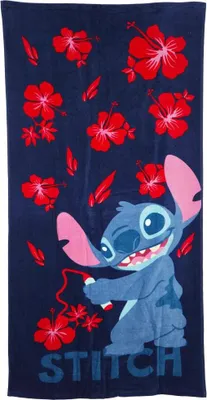 Produktbild von Disney Lilo und Stitch Strandtuch Handtuch Badetuch XL 70x140 cm 100% Baumwolle