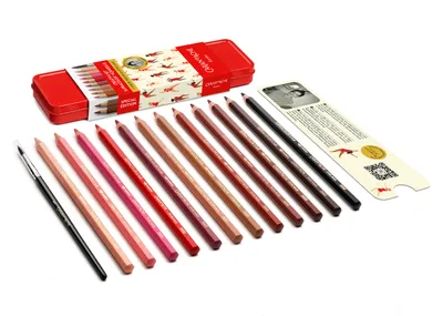 Produktbild von Set "Nina Cosford", Aquarellkreiden und Pinsel, CARAN D'ACHE 3000.423