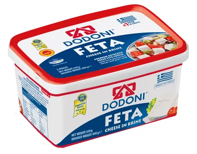 Produktbild von Dodoni Feta 400g Schafkäse Schafskäse Fetakäse in Salzlake Premium Griechenland
