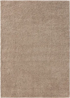 Produktbild von benuta Teppich Wohnzimmer Soho Beige 200x290 cm Hochflorteppich Wohnzimmerteppich Rechteckig Rutschfest Flauschig Plüsch Shaggy Weich