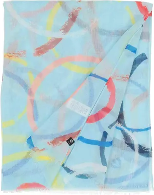 Produktbild von FRAAS Schal Polyester Recycelt Leicht mit bunten Kreisen 70 x 180 cm