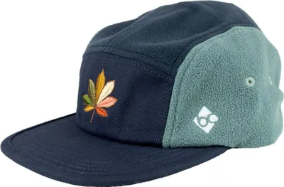 Produktbild von Bavarian Caps Uni 5-Panel Cap , Kastanienlaub - Blaugrün