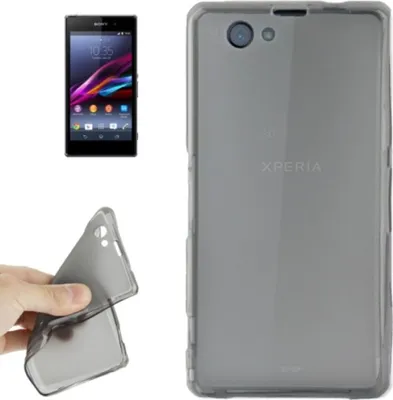 Produktbild von Handyhülle Transluzente TPU Tasche für Sony Xperia Z1 mini Grau