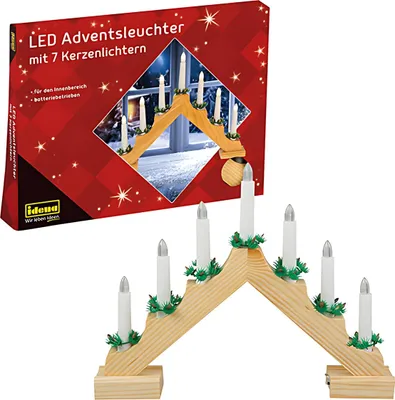 Produktbild von Adventsleuchter / Adventsbogen / Lichterbogen / mit 7 LED-Lichter