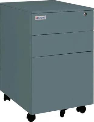 Produktbild von ENPRAG Pojízdný kancelářský třízásuvkový kontejner HDT-03C tmavě šedý