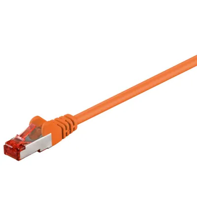 Zdjęcie produktu dla Goobay 95476, 1 m, Cat6, S/FTP (S-STP), RJ-45, RJ-45, Pomarańczowy