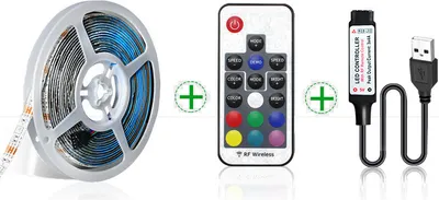 Obrázek produktu pro INF 5M RGB LED pásek s bezdrátovým dálkovým ovládáním