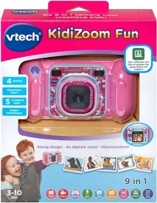 Produktbild von Vtech Kidizoom Spaßkamera rosa 9 in 1