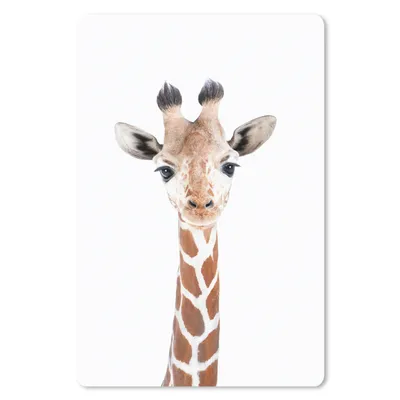 Produktbild von MuchoWow® Mauspad Mousepad Giraffe - Tiere - Natur - Porträt 18x27 cm - Mousepads - Maus Mat - Pad - Mausunterlage