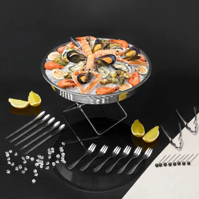 Image de Plateau De Service Fruit De Mer 22 Accessoires