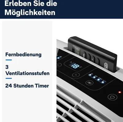 Obrázek produktu pro De'Longhi PAC EM82 63 dB Bílá