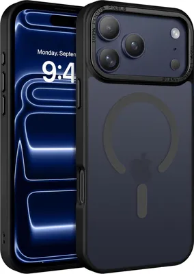 Immagine prodotto di Custodia del telefono cellulare per iPhone 17 Pro Max caso MagSafe compatibile con telaio della fotocamera in metallo Magnet Case Protezione del bordo TPU