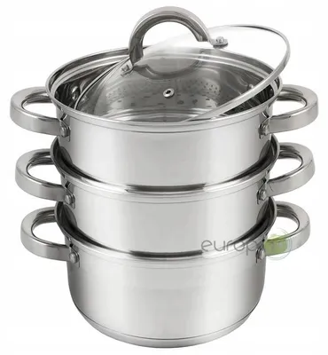 Produktbild von Klausberg 7142 Dampfgar-Topf-Set 4-teilig 22cm Edelstahl