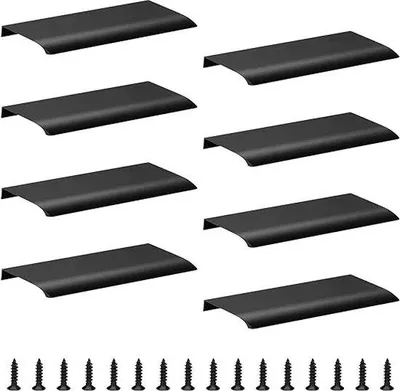 Produktbild von Moderne schwarze Lade-Griffe 200mm
