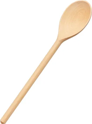 Produktbild von Ovaler Holzlöffel in schwedischer Form 25 cm – umweltfreundlicher Kochlöffel