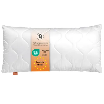 Immagine prodotto di Cuscino 40 x 80 cm, cuscino per dormire, 100% microfibra, adatto a chi soffre di allergie, sleepling Basic 100