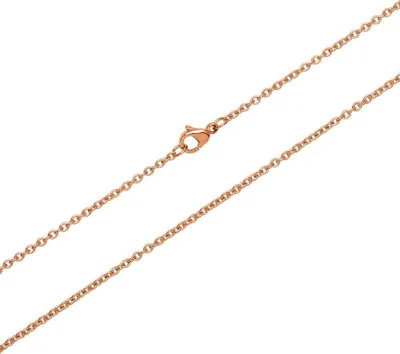 Produktbild von Hochwertige Unique Ankerkette aus Edelstahl rosé vergoldet N5093