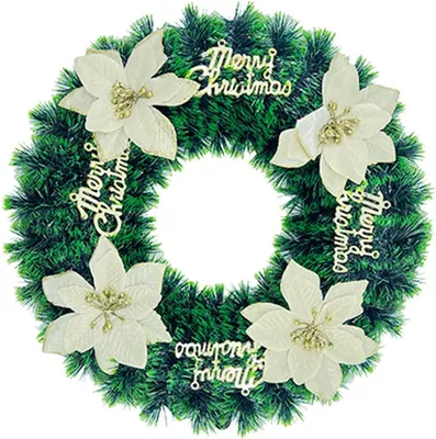 Produktbild von Weihnachtskranz Tischkranz Dekorativ Elegant 38 cm