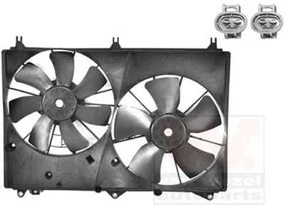 Obrázok produktu pre VAN WEZEL 5250749 Ventilátor chladenia motora Ventilátor chladiča pre SUZUKI Grand Vitara II SUV (JT, TE, TD) Vodný chladič