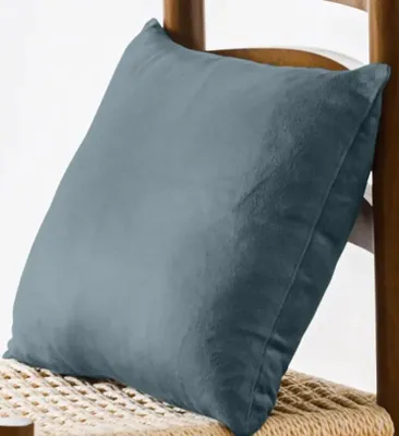 Immagine prodotto di Fodera per cuscino - Blu - 40x40 cm - Lavabile - Tessuto in velluto - Fodera per cuscino