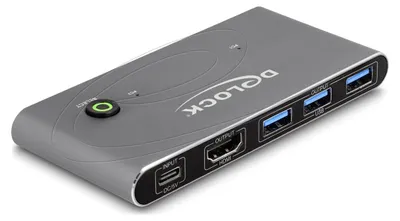 Productafbeelding van Delock HDMI KVM-schakelaar, 8K 60 Hz, met USB 5 Gbps