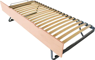Produktbild von Schubladenbett 90x190 aus massiver Buche - Naturlack