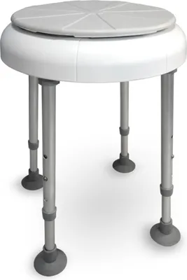 Produktbild von Drive Duschhocker Delphi Drehsitz - höhenverstellbar