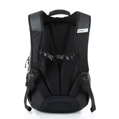 Image de NITRO sac à dos pour ordinateur portable sac à dos pour ordinateur portable Daypacker Collection Stash 29 Backpack Tough Black noir