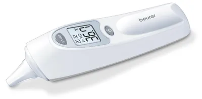 Image de Beurer FT58 Thermomètre par contact Blanc Oreille Boutons