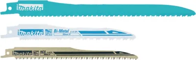 Immagine prodotto di Makita Set de lames de scie réversible Super Express, 3 pces. B-05038 - B-05044 - B-05153 - Bi-métal - HCS